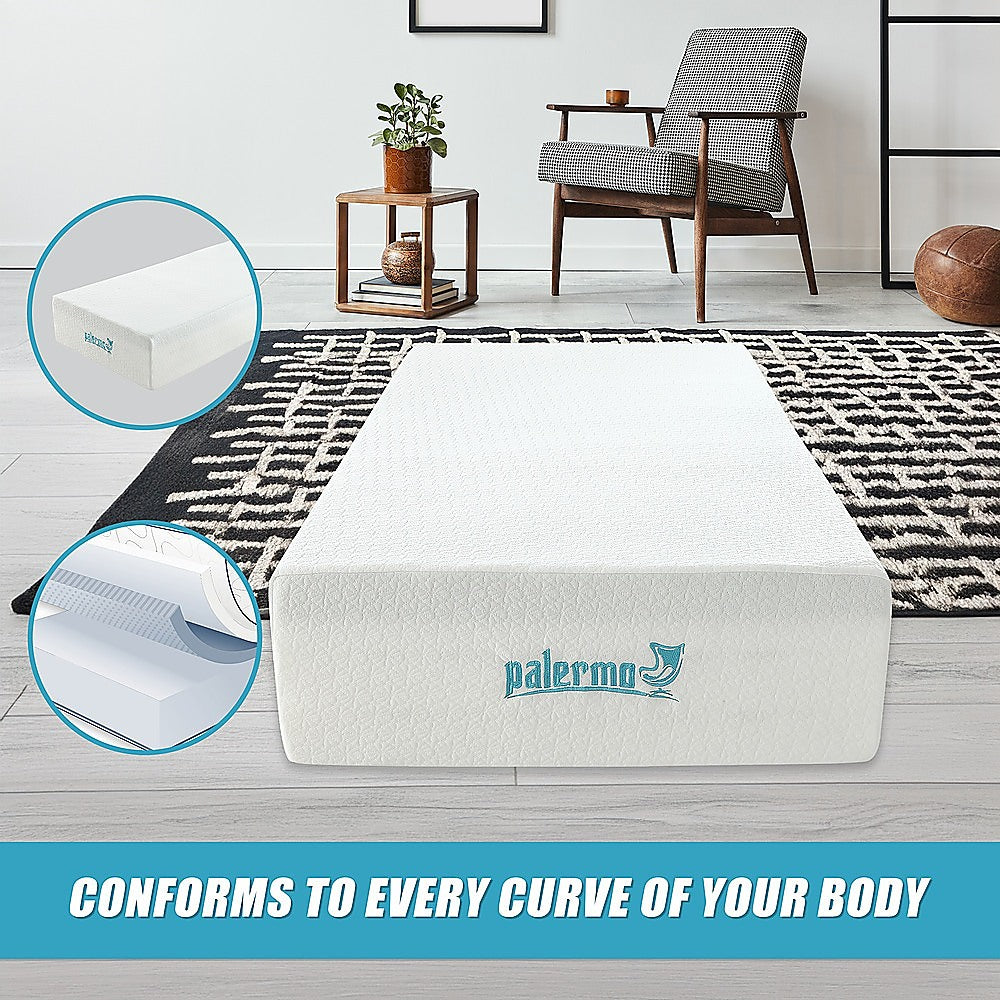 Single 30cm Green Tea Memory Foam Mattress