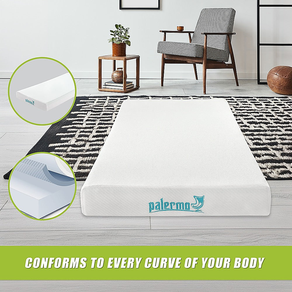 Single Green Tea Memory Foam Mattress