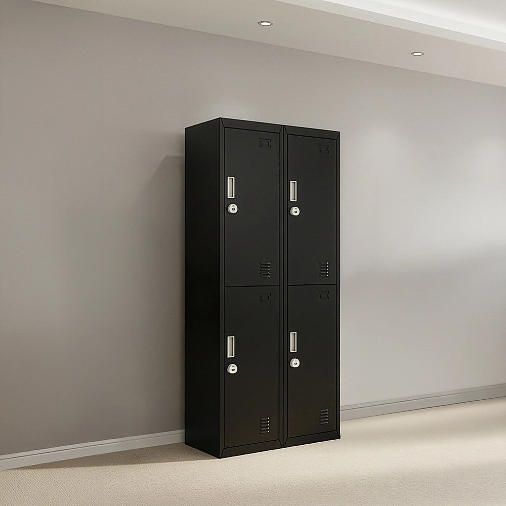 Four-Door Office Gym Shed Storage Locker