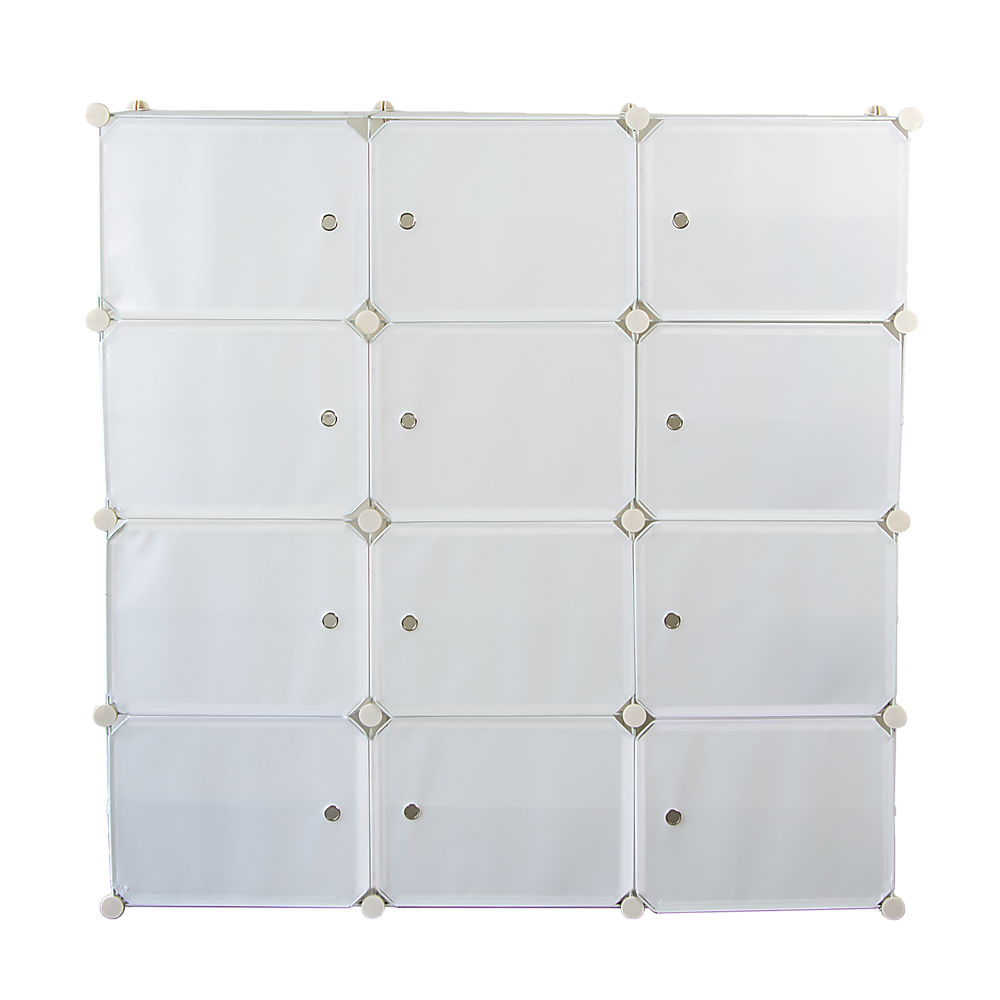 White Cube DIY Shoe Cabinet Rack Storage Portable Stackable