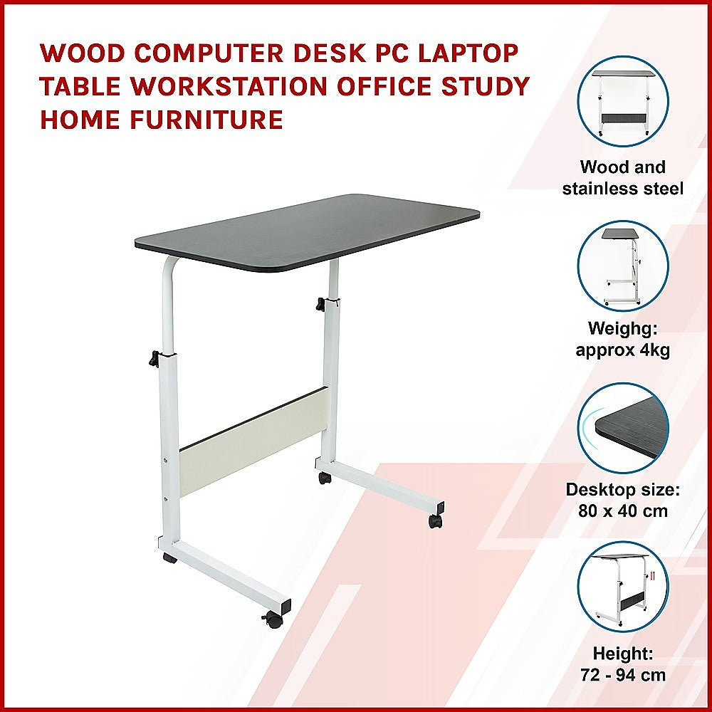 Wood Computer Desk PC Laptop Table Workstation Office Study