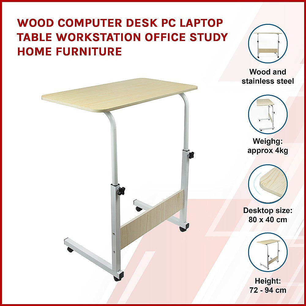 Wood Computer Desk PC Laptop Table Workstation Office Study