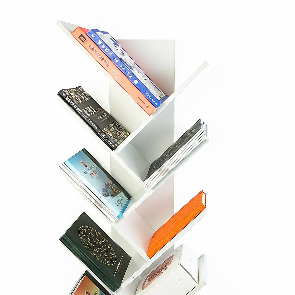 Tree Bookshelf Bookcase Book Organizer 12-Tier Multipurpose