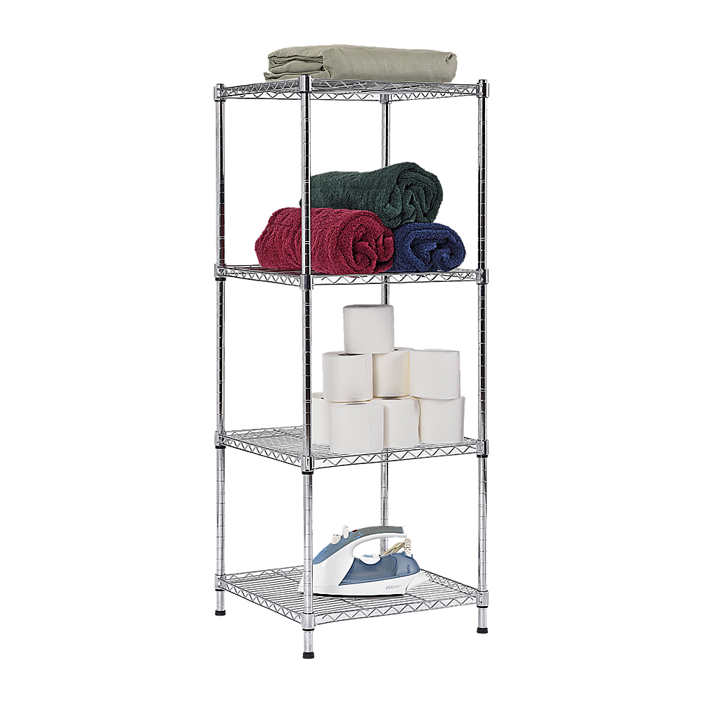 Modular Wire Storage 60x60cm Steel Shelving Chrome