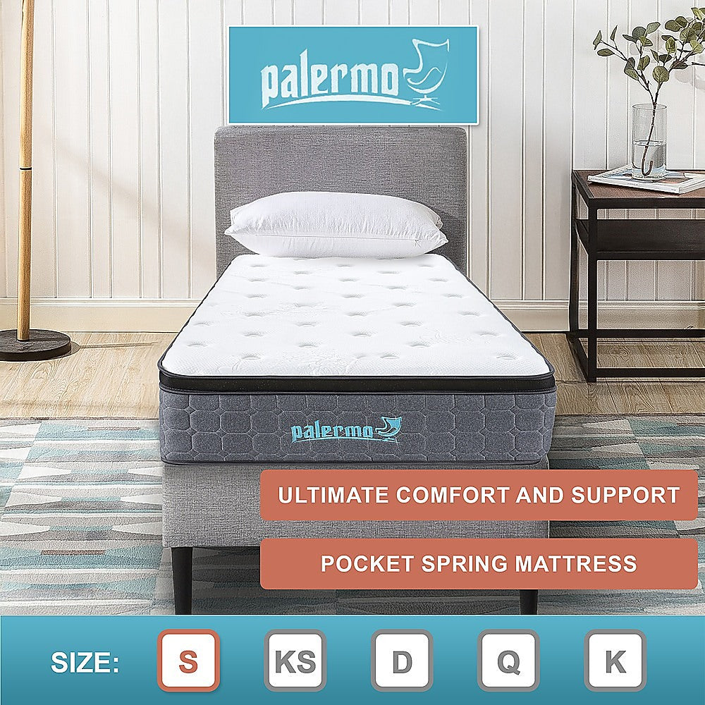 Single Euro Top Pocket Spring Mattress