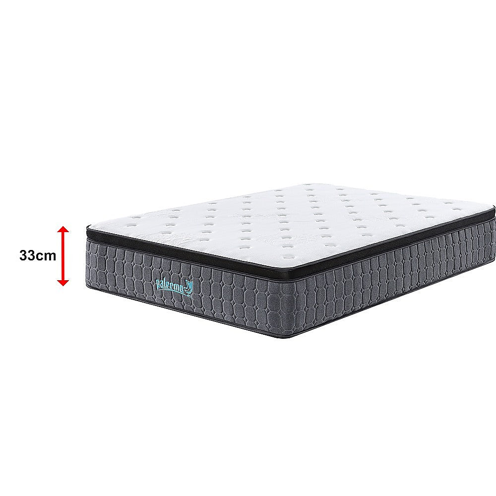 Double Euro Top Pocket Spring Mattress – Motion Isolation Comfort with CertiPUR-US® Certified Foam Layers