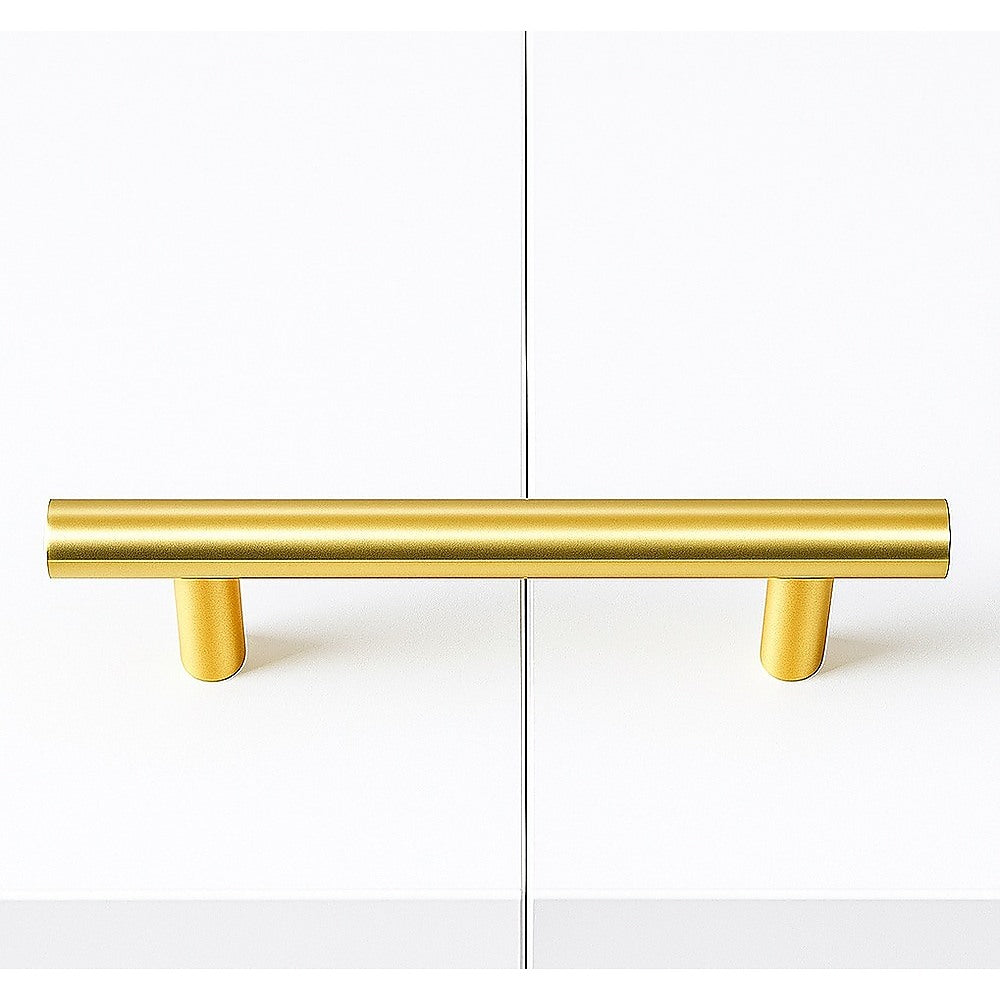 Double DIY Wall Bed Hardware Kit with Gold handle – Frame & Mechanism for Custom Build