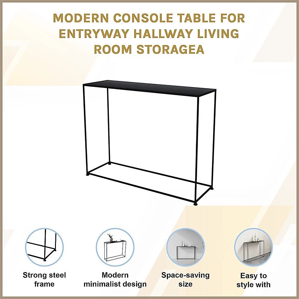 Modern Console Table for Entryway Hallway Living Room Storage