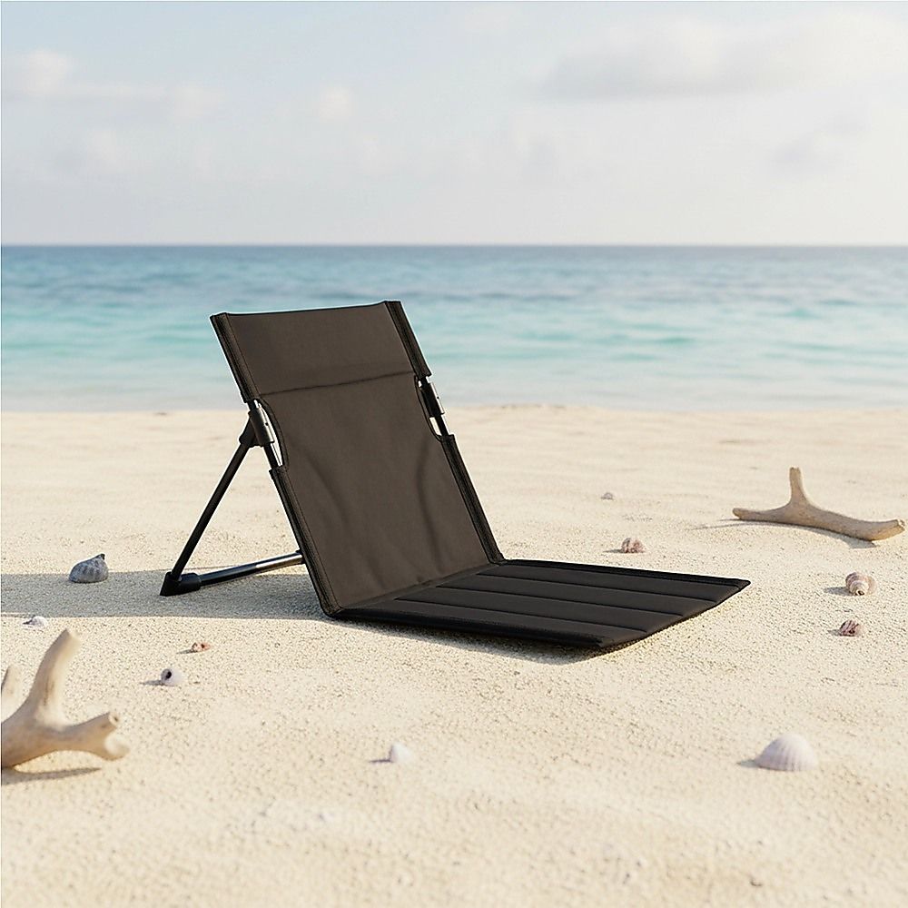 Folding Camping Beach Chair with Back Support Lightweight Travel