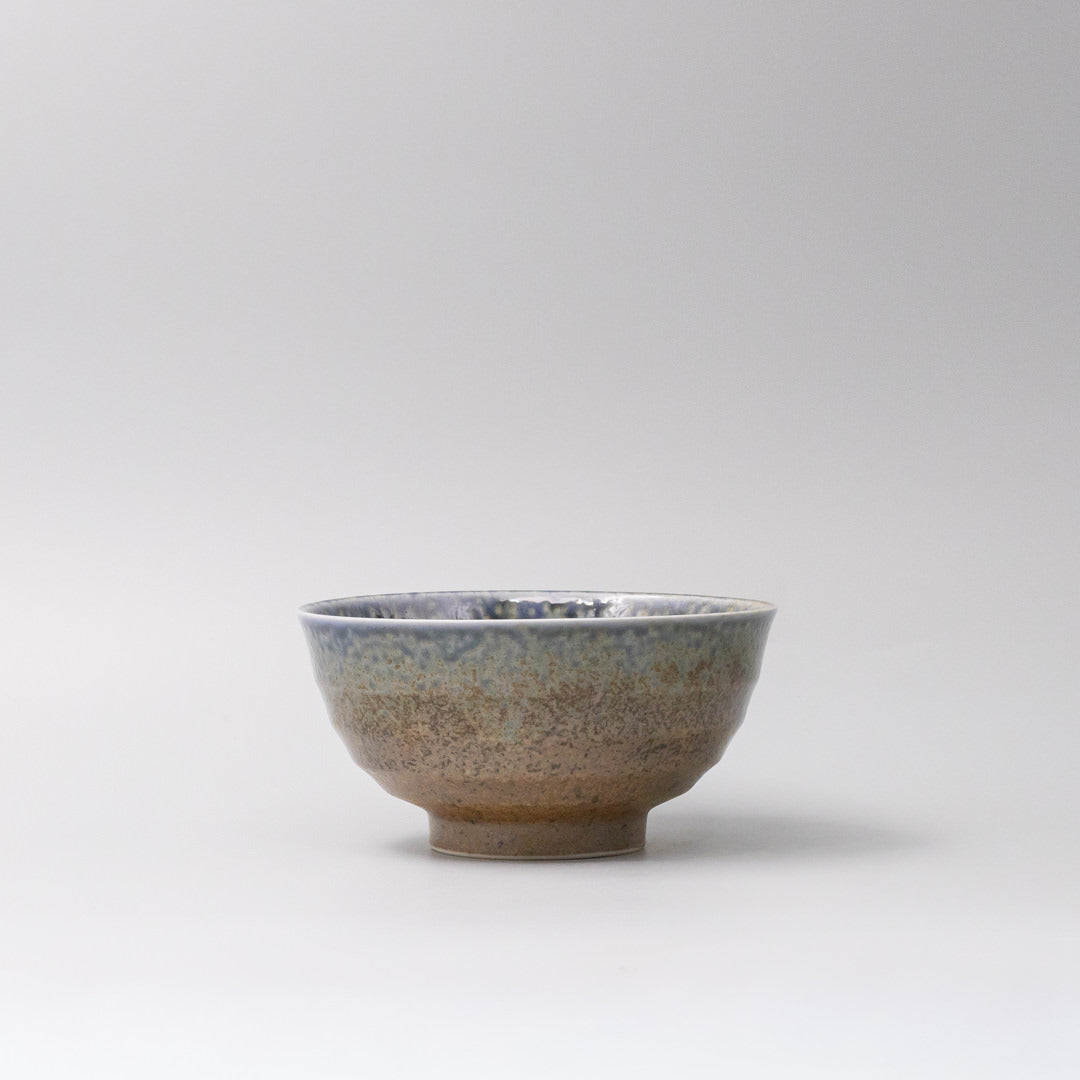 Bowl 17cm Earth & Sky Glaze with Blue pool