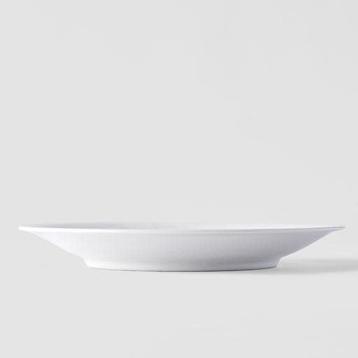 Side Plate 21cm Parchment White Glaze