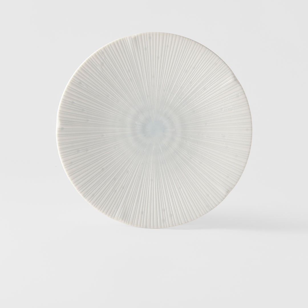 Side Plate 22cm Ice White Glaze