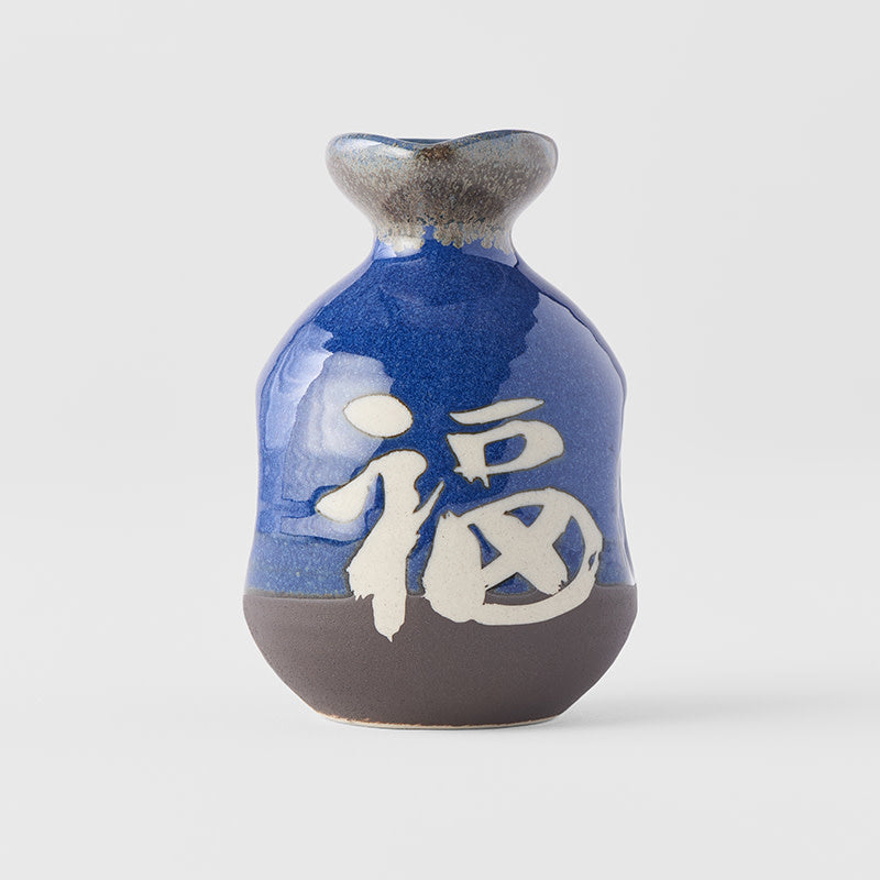 Sake Jug Indigo Blue Glaze