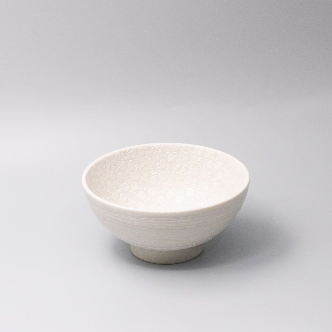 Bowl Large 19.5cm White Star Glaze