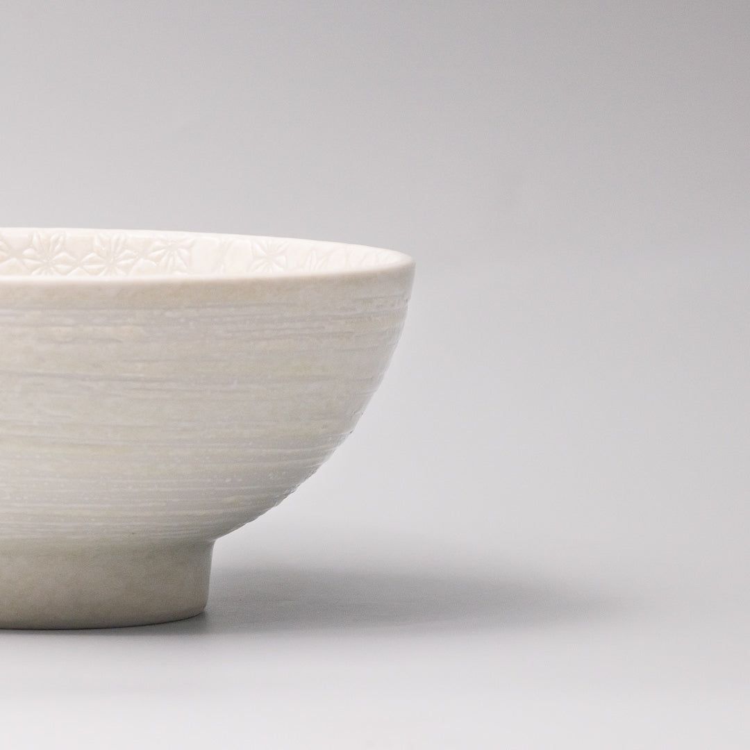 Bowl Large 19.5cm White Star Glaze