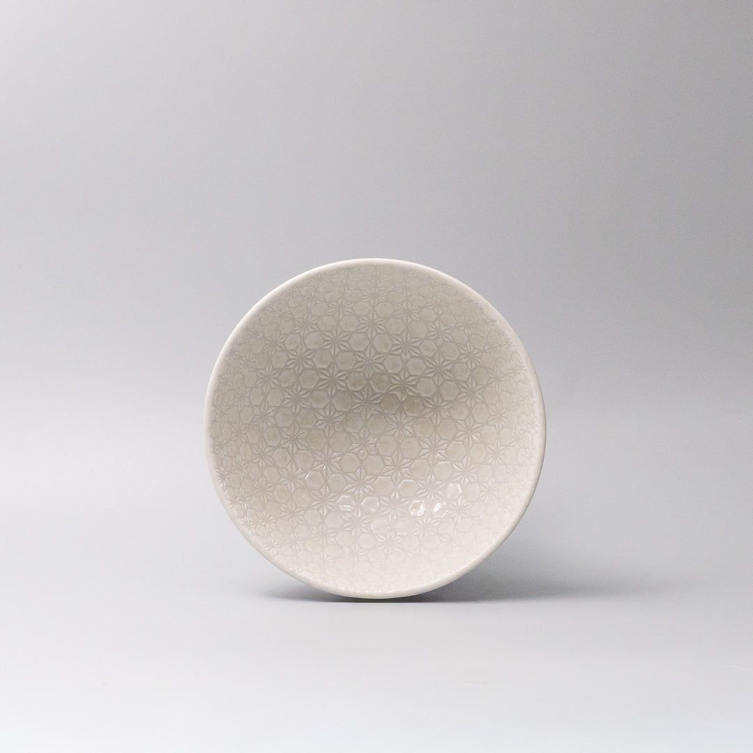 Bowl Large 19.5cm White Star Glaze
