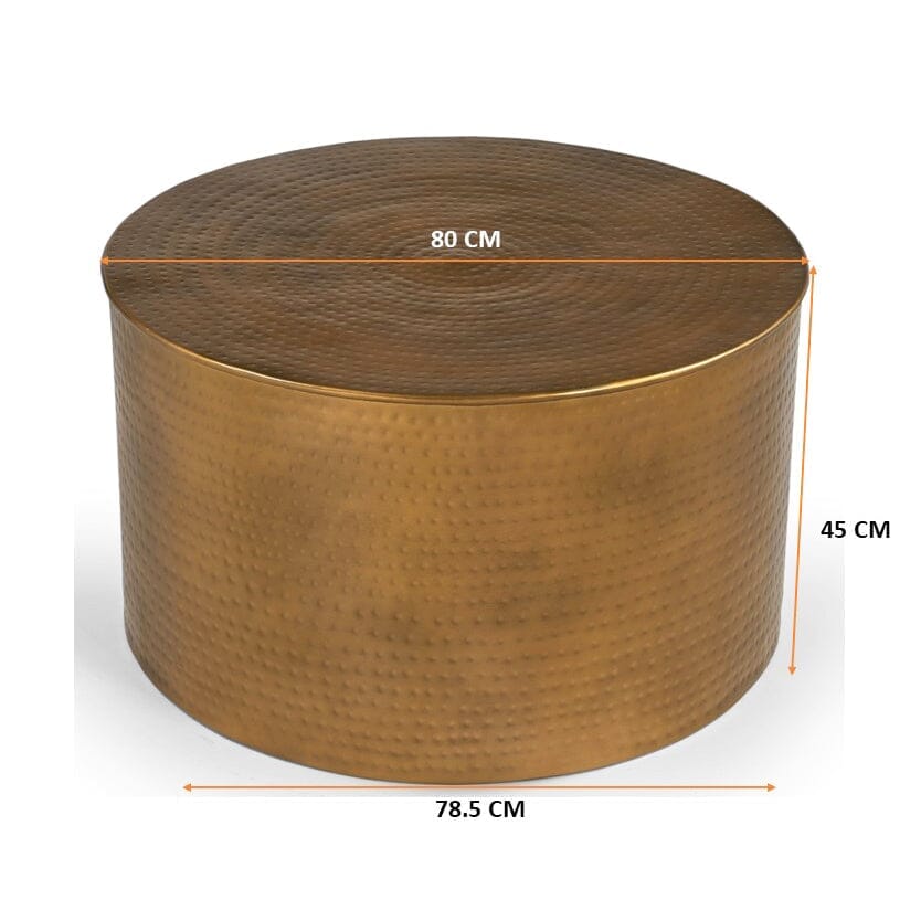 HAMMERED COFFEE TABLE
