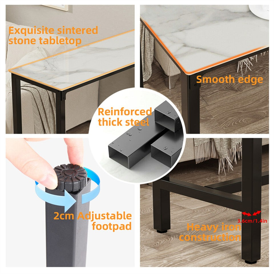 Xxl Marble Kitchen Bar Table Counter Breakfast Dining Table