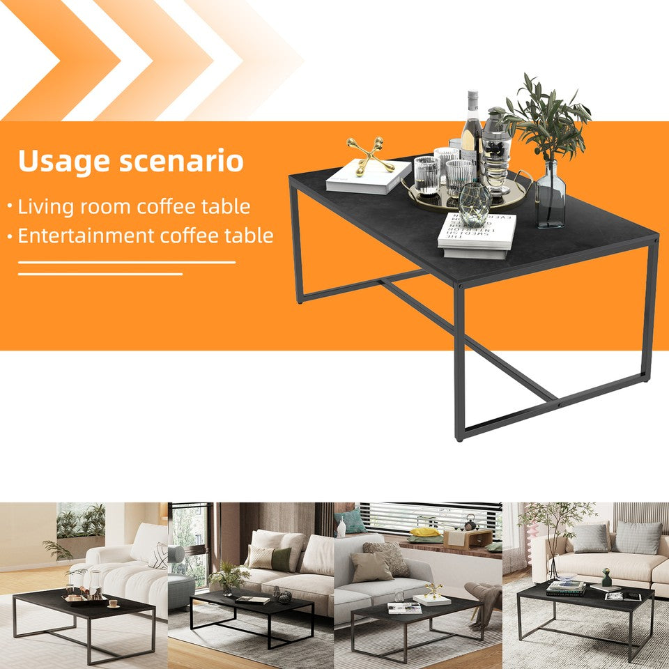 Elegant Heavy Duty Stone Coffee & Side Table