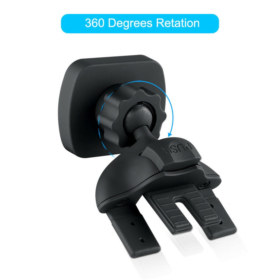 Universal Adjustable Tablet Mount Car CD Slot Holder 2in1 Fit 3.5-10.5" iPad GPS
