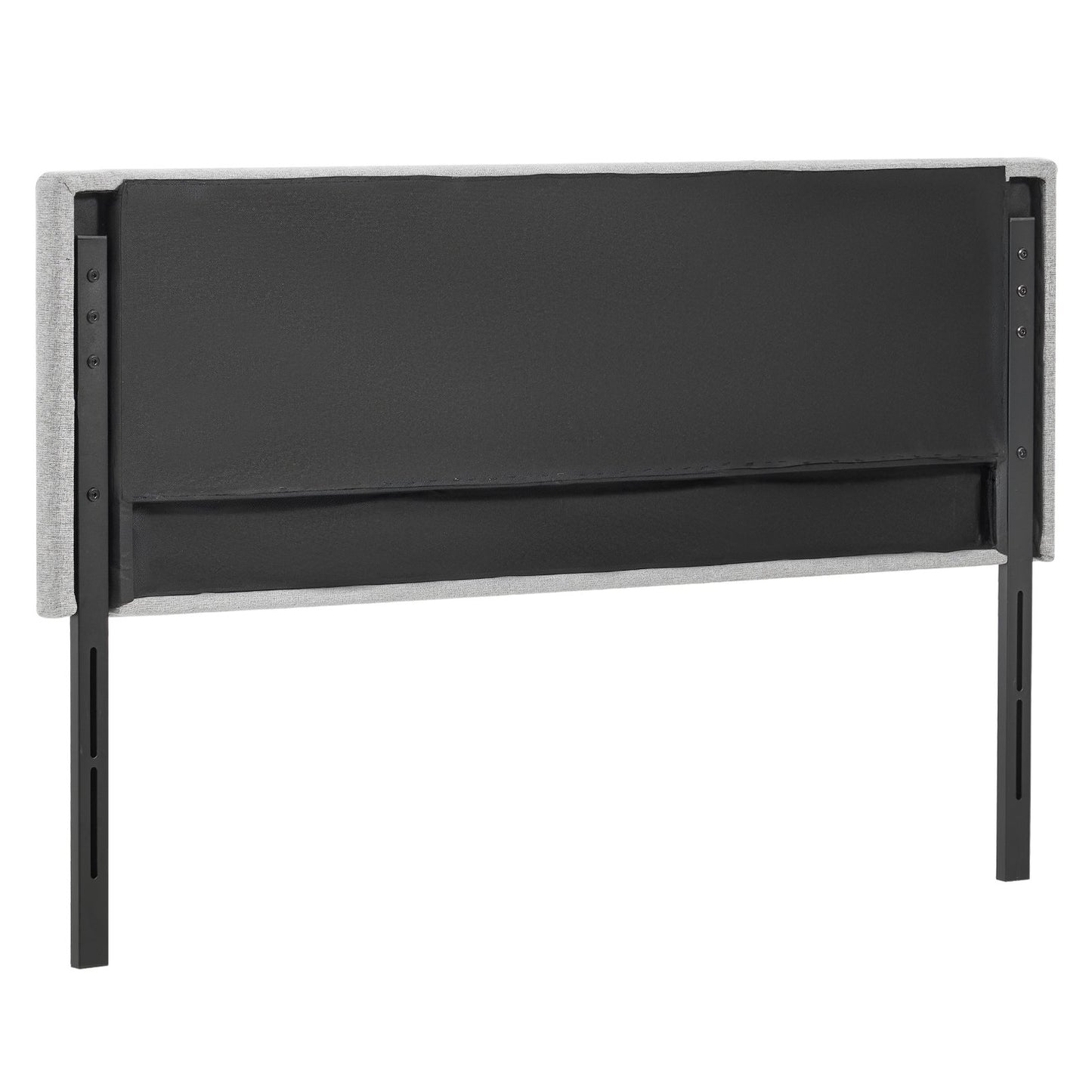 Headboard, Full Size Headboard with Adjustable Height, Comfortable Diamond Tufted for Full Size Bed, W 56.3 x H（35.6-47.4）inches, Ideal for Bedroom, Hotel, Homestay, Dormitory, Light Grey