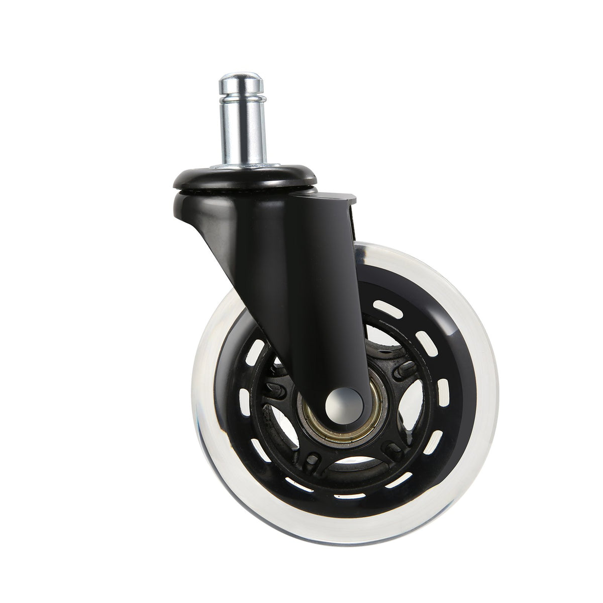 Office Chair Wheels, Set of 5, 76.2 mm Caster Wheels Replacement