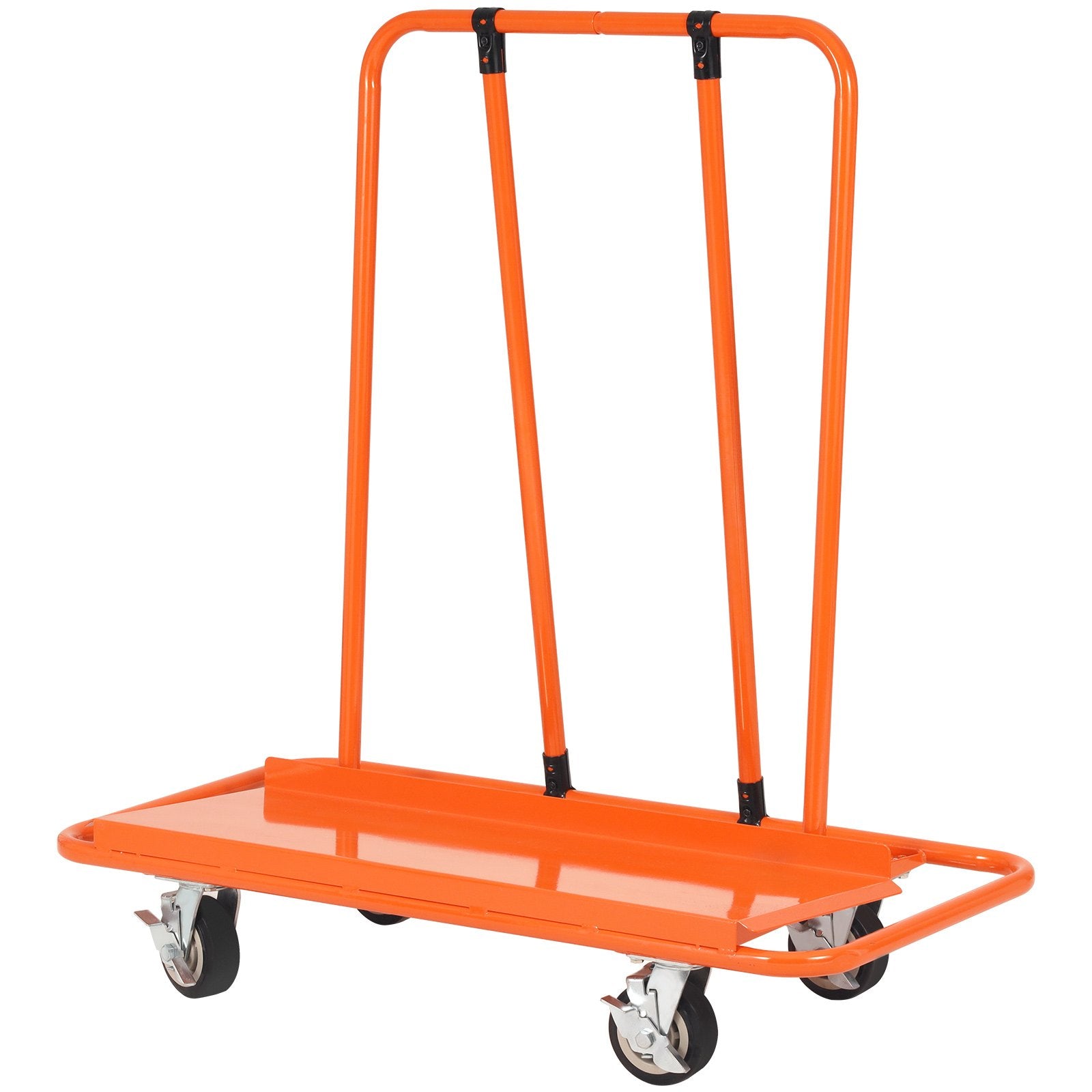 Drywall Cart, 3000 LBS Panel Dolly Cart with 45.28" x 21.8" Deck and 5" Swivel Wheels, Heavy-Duty Drywall Sheet Cart, Handling Wall Panel, Sheetrock, Lumber, for Garage, Home, Warehouse