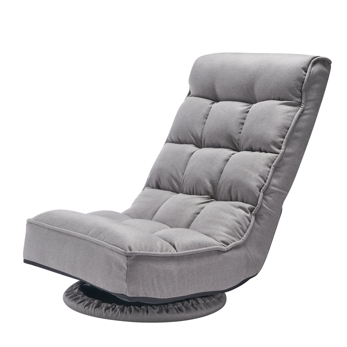 Swivel Floor Gaming Chair, Gray