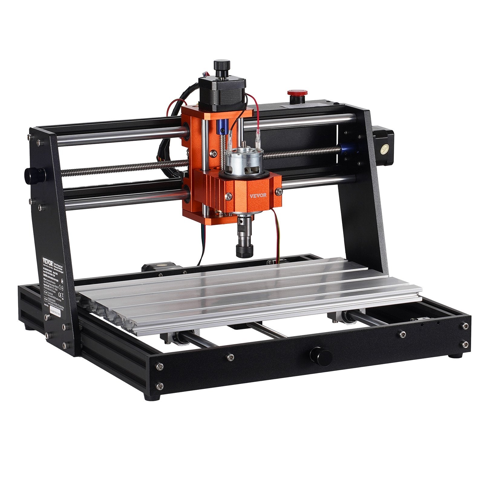 CNC Router Machine, 120W, 3 Axis GRBL Control Wood Engraving Carving Milling Machine Kit, 11.81 x 7.87 x 2.83 in / 300 x 200 x 72 mm Working Area 1200 RPM for Wood Acrylic MDF PVC Plastic Foam