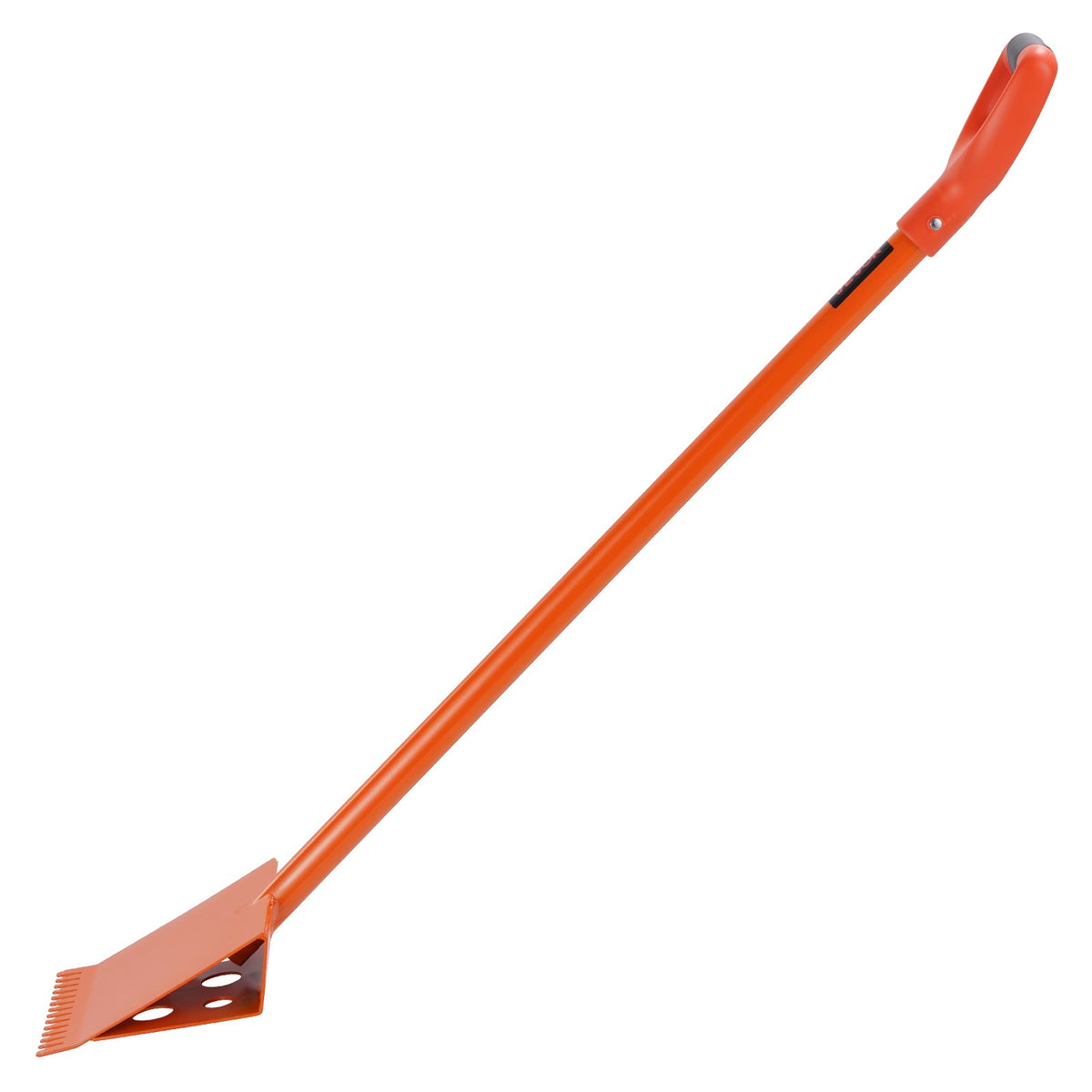 Shingle Shovel 1 Pack, D-Grip Handle Shingle Roof Ripper, High Hardness 45# Steel & Lightweight Easy Tearing Off Roofing & Nails Tool, ideal for Commercial and Residential Use,Orange