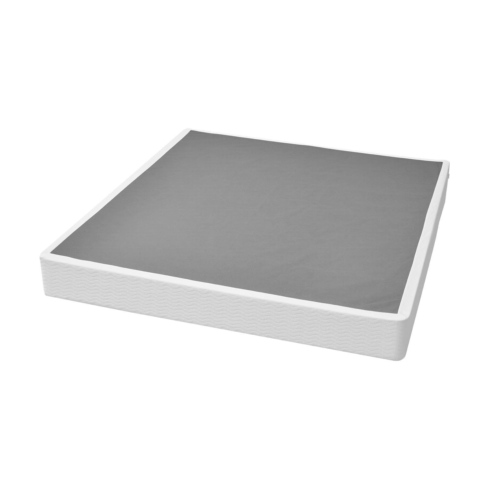 Box Spring, King Size Bed Frame with Washable Fabric Cloth, Heavy Duty Metal Frame for King Bed, 230 mm Mattress Foundation, 1587.57 kg Max Weight Capacity, Easy Assembly, 2010 x 1925 x 230 mm