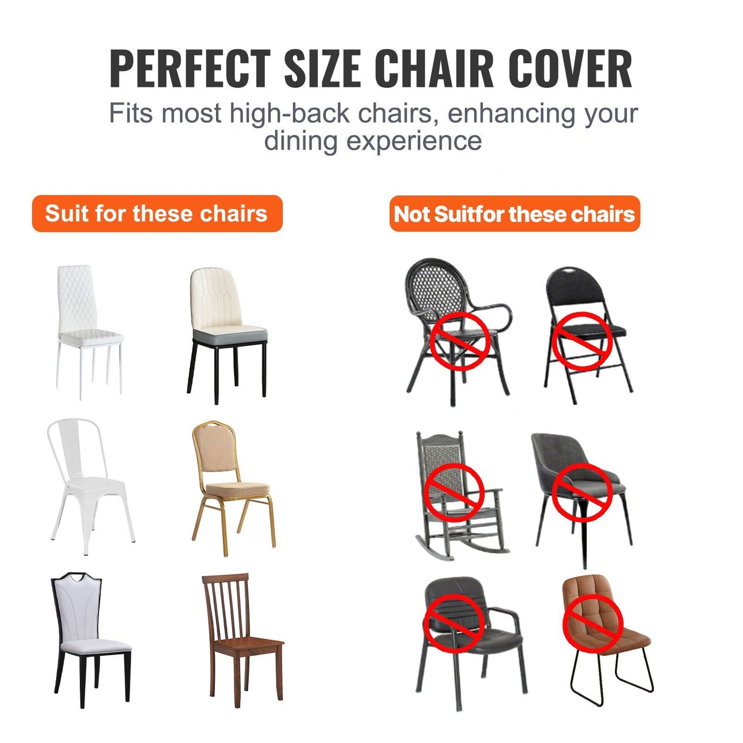 Stretch Spandex Folding Chair Covers, Universal Fitted Chair Cover, Removable Washable Protective Slipcovers, for Wedding, Holiday, Banquet, Party, Celebration, Dining (50PCS Beige)
