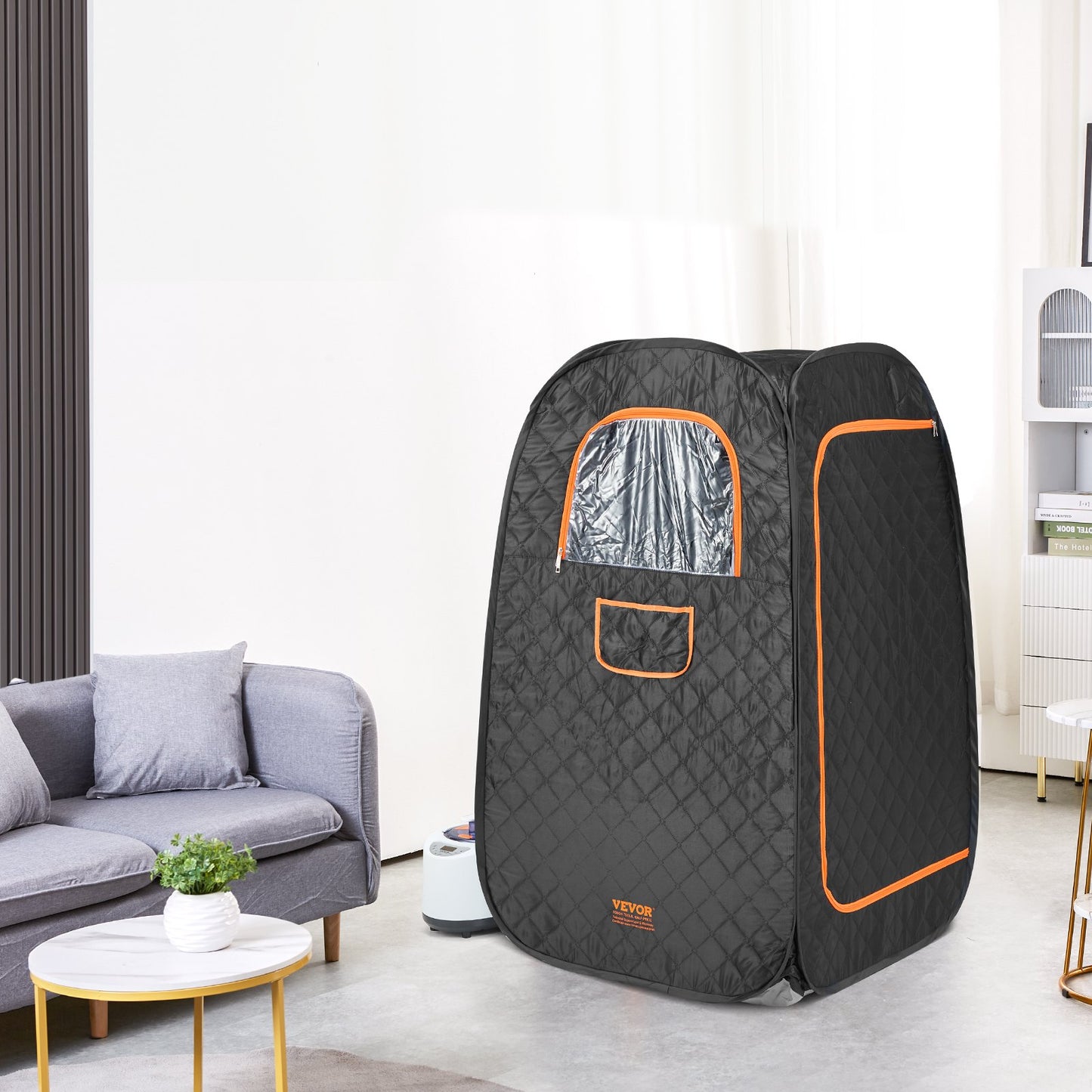1000W Personal Steam Sauna Tent Loss Weight Detox Therapy Spa Compact, 800 x 800 x 1330 mm