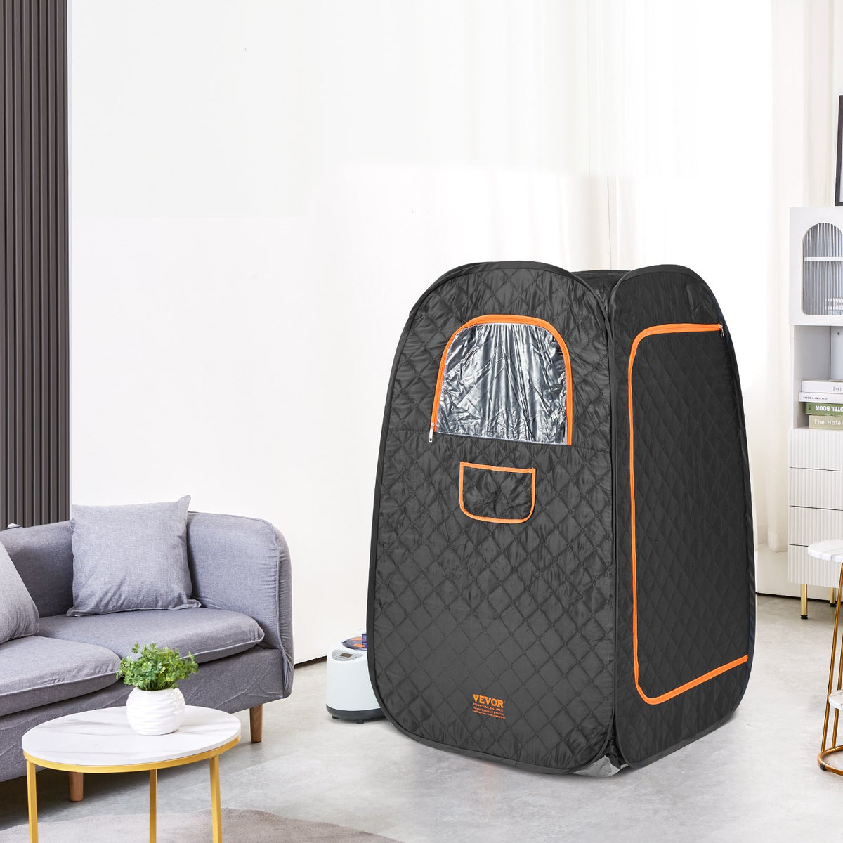 1000W Personal Steam Sauna Tent Loss Weight Detox Therapy Spa Compact, 800 x 800 x 1330 mm