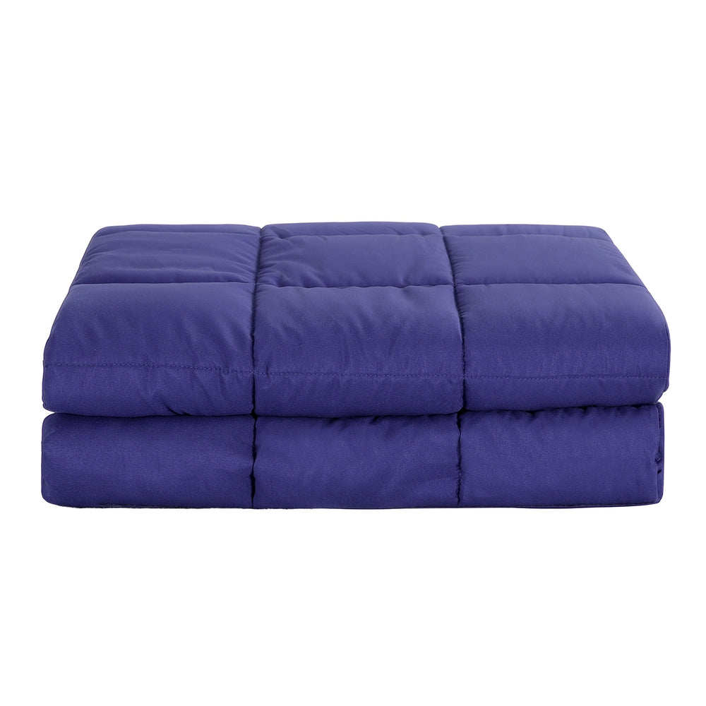 Giselle Bedding Weighted Blanket 11KG Kids Adults Heavy Gravity Relax Calm Blue