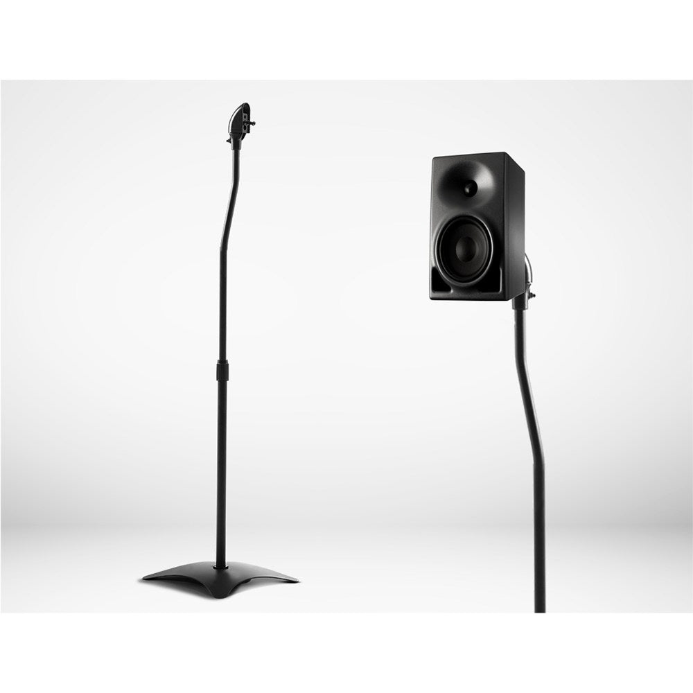 Alpha Speaker Stand 75-112cm Adjustable Height Surround Sound Studio Home 2pcs